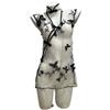 Sex underwear women's sexy perspective nightgown seduction retro hollow butterfly embroidered cheongsam uniform