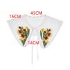 Colorful Embroidered Beaded Bow Tie False Collar - Ethnic Style Floral Design