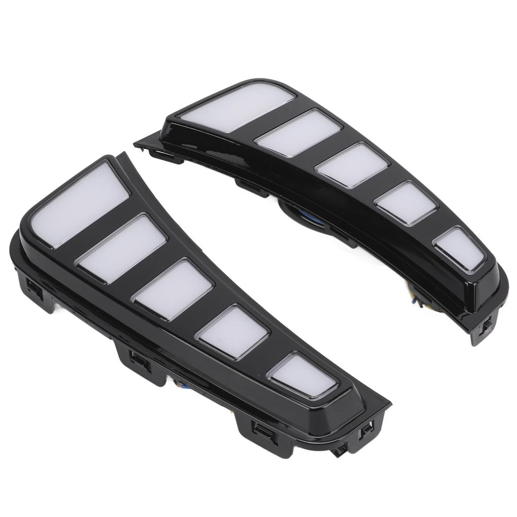 LED Daytime Running Lights 3 Light Color IP67 Waterproof Replacement for Hyundai Sonata 2020‑2021