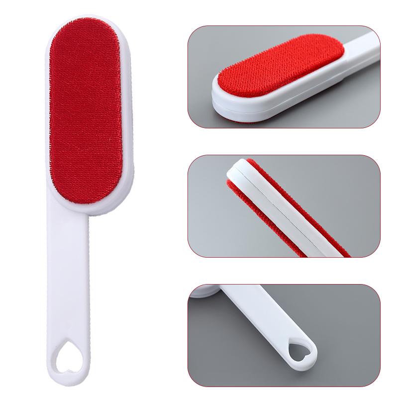 Clothes Lint Remover Reusable Pet Cat Hair Fur Roller Brush Reusable Static Dusting Cleaning Brushes Manual Cleaner Tool