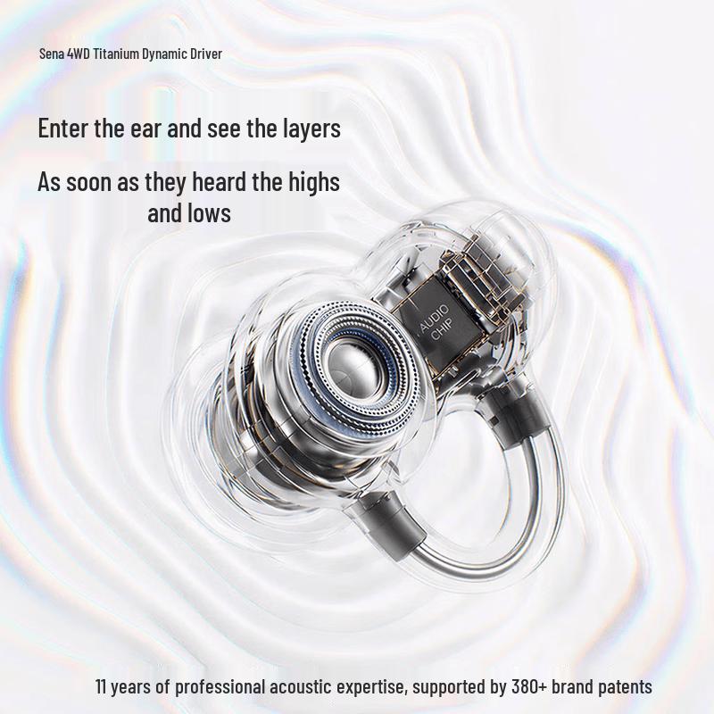 Saina S8S Ultra AI Ear-Clip Bluetooth Earbuds