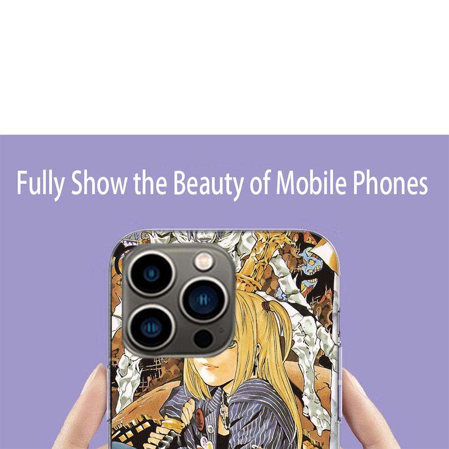 Anime Death note Amane Misa Phone Case For Iphone 17 Air 15 Pro 14 Plus 16 Pro Max 12 13 Mini 11 16E X XS Cover Cute Fundas