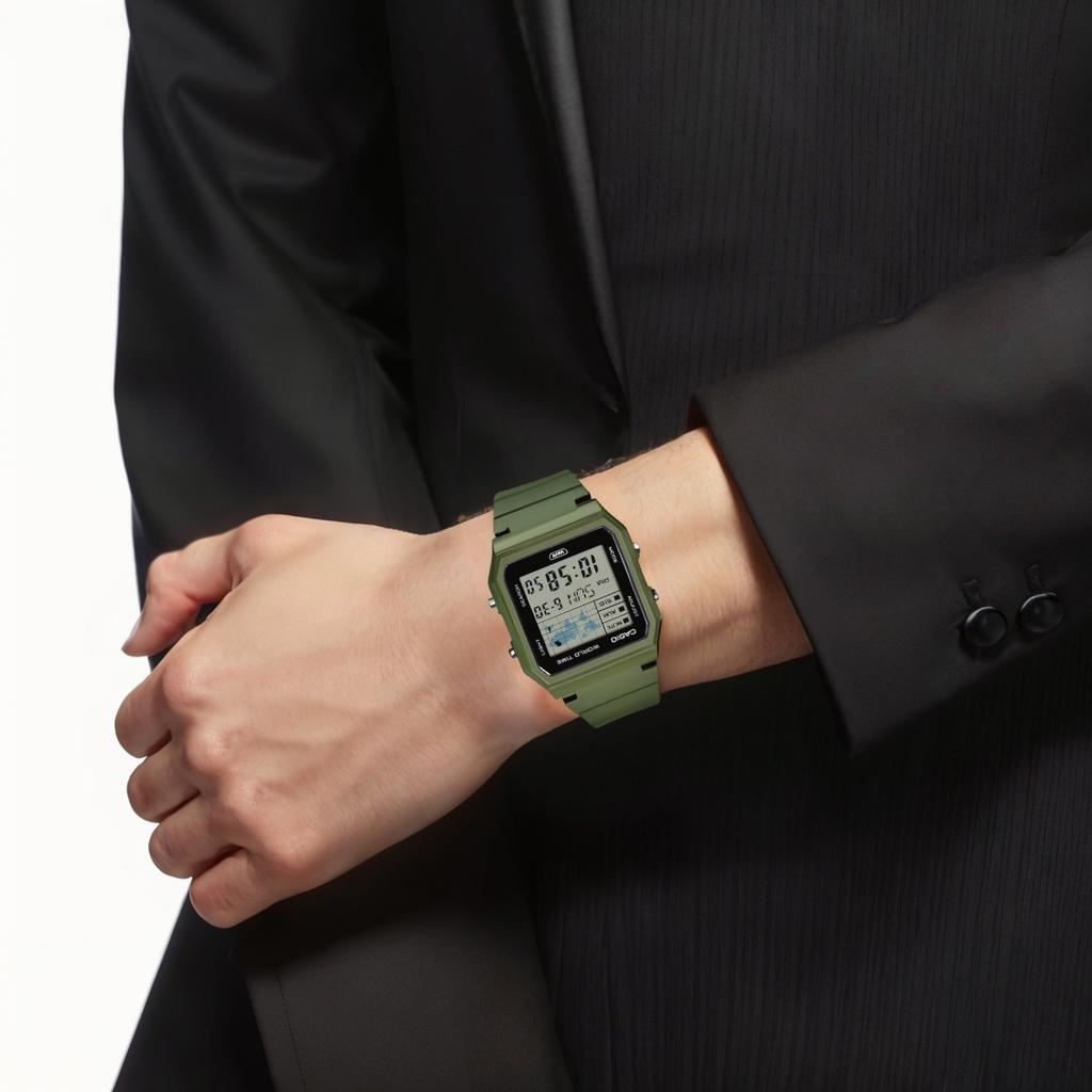 CASIO Classic Collection Electronic Movement Resin Strap Watch Unisex Gray Dial LF-30W-3AJF