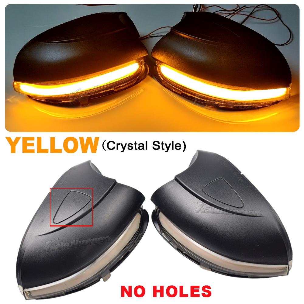 2 Pieces For VW Golf MK6 GTI 6 R Line Touran Dynamic Blinker Side Mirror Indicator For Volkswagen VI R20 LED Turn Signal Light