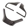 3pcs Dry Carbon Fiber Steering Wheel Panel Frame Trim Car Accessories Replacement for ES LX RX 2012‑2018