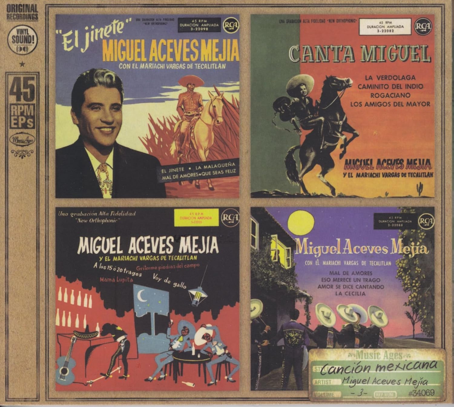 

CD MEJIA, MIGUEL ACEVES - Miguel Aceves Mejia Non Japan World Music Used