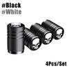 4Pcs/Lot Tire Stem Valve Caps Aluminum Car Dustproof Caps Tire Wheel Stem Air Valve Caps for Cars Bike Motorcycle Valve Stems 1
