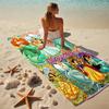 Custom Name Princess Party Stylish Digital Printing Beach Towel Quick‑Drying Absorbent Blanket for Beach Pool Gym Travel