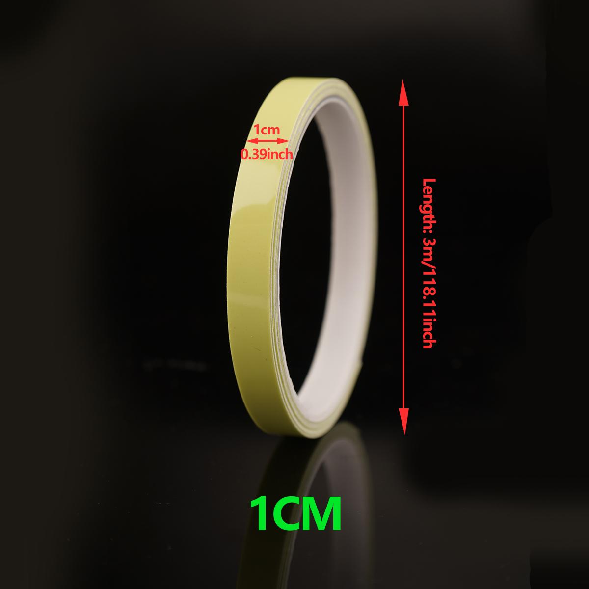 

Luminous Tape For Night Use, Waterproof Luminous In The Dark Tape Stickers Bright Fluorescent Outdoor for Fishing Poles, Ropes 3M