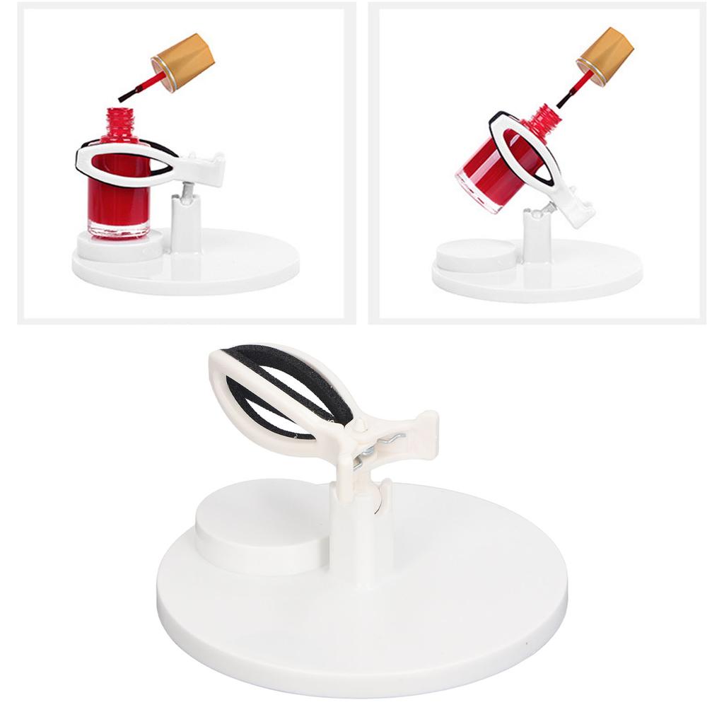 Nail Polish Bottle Holder Strong Hold   Clamp Anti Spill Fingernail Polish Holder for Manicures Nail Art