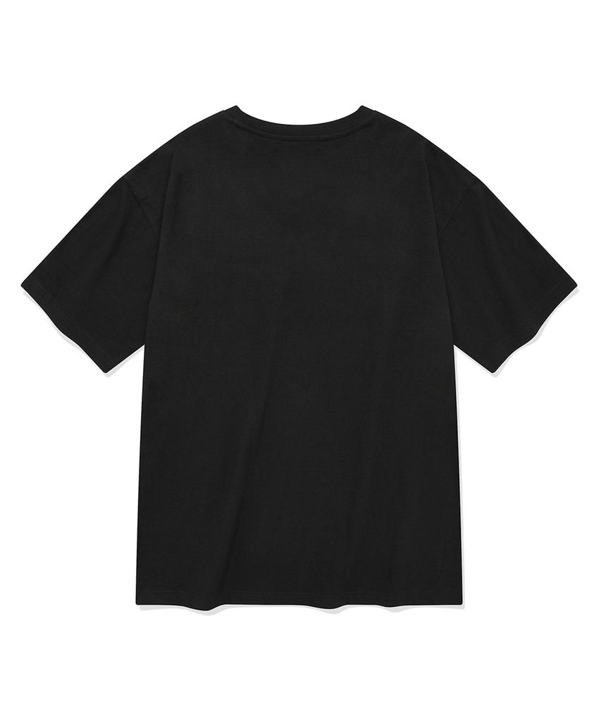 SAINTPAIN Sp M.M.C Logo Emblem Line T-Shirt - Black