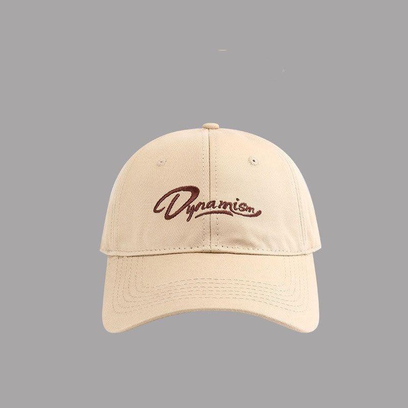 New Baseball Cap Letter Embroidered Early Spring Hat for Women Semi Hard Couple Versatile Face Showing Small Baseball Cap Men's Trend