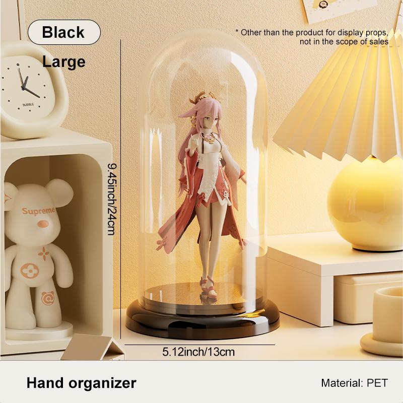 

UFORU Blind box display rack storage box collector with transparent single doll model small ornaments hand cabinet L чёрный