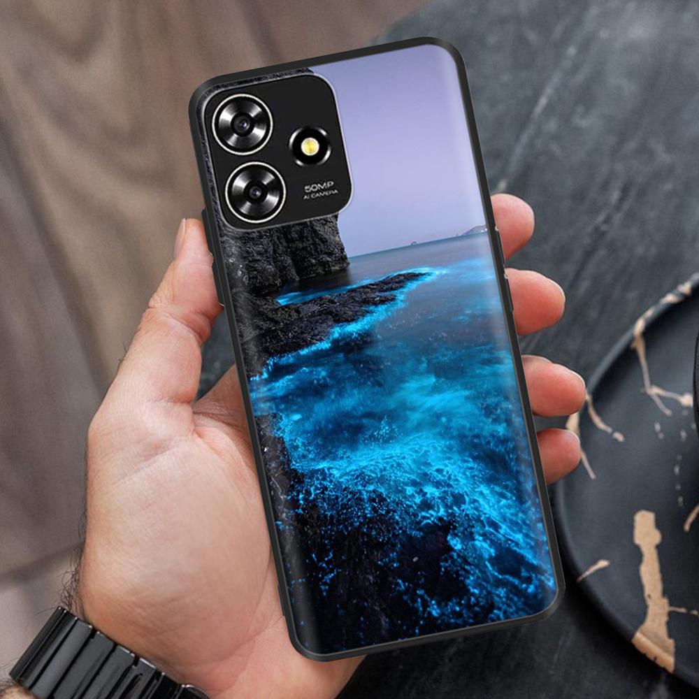 For ZTE Blade A73 Case Soft Black Silicone Bumper Phone Cover Funda For ZTE Blade A73 5G Cases For ZTE Blade A73 4G Fundas Coque