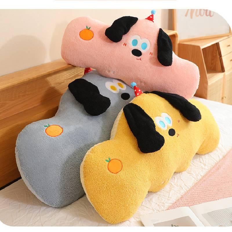 Cartoon Dog Cloud Plush Pillow Cushion With Removable Cover For Bedroom Decor