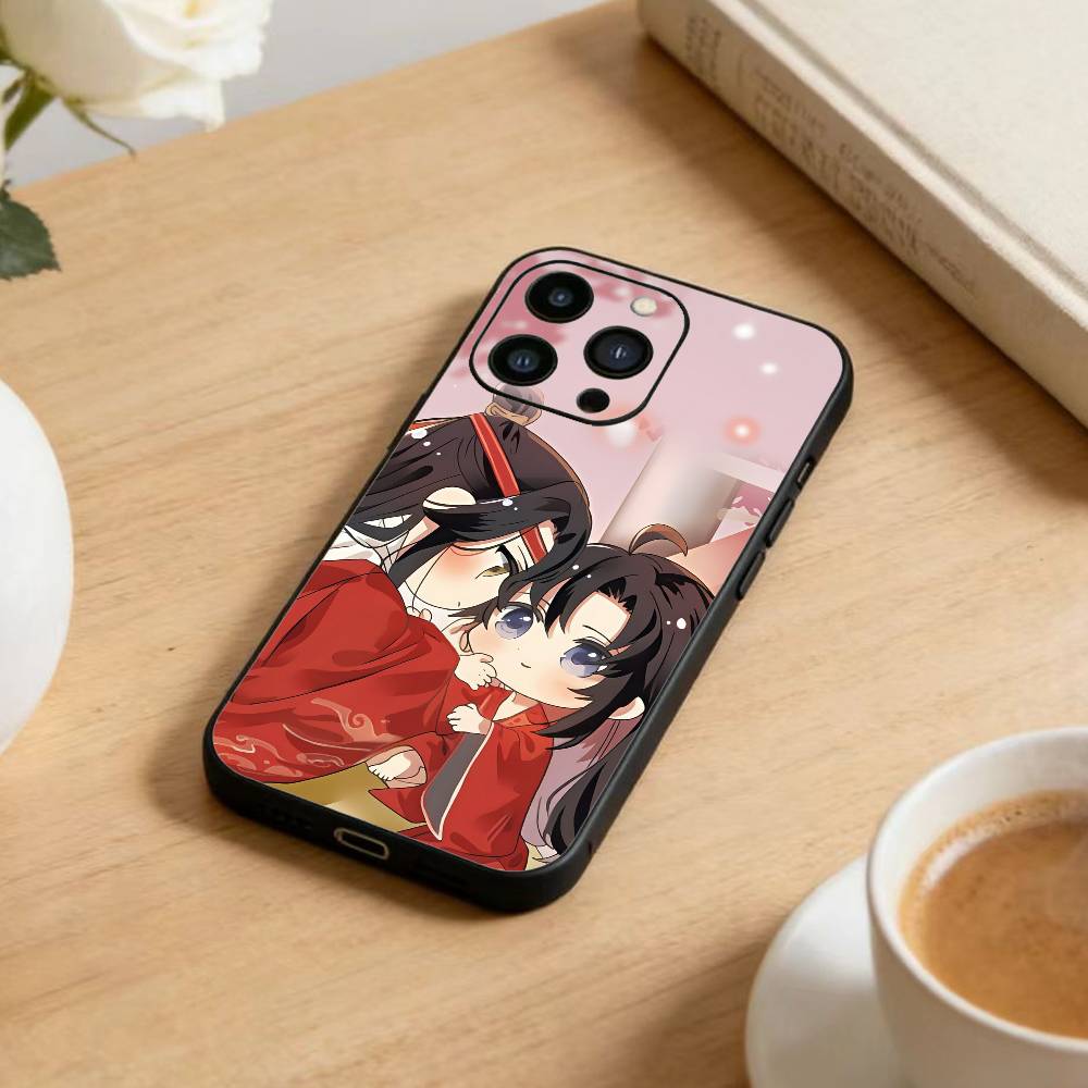 Grandmaster U-Demonic Cultivation Phone Case For iPhone17,16,15,14,13,12 Plus,Max Soft Silicone Black Cover