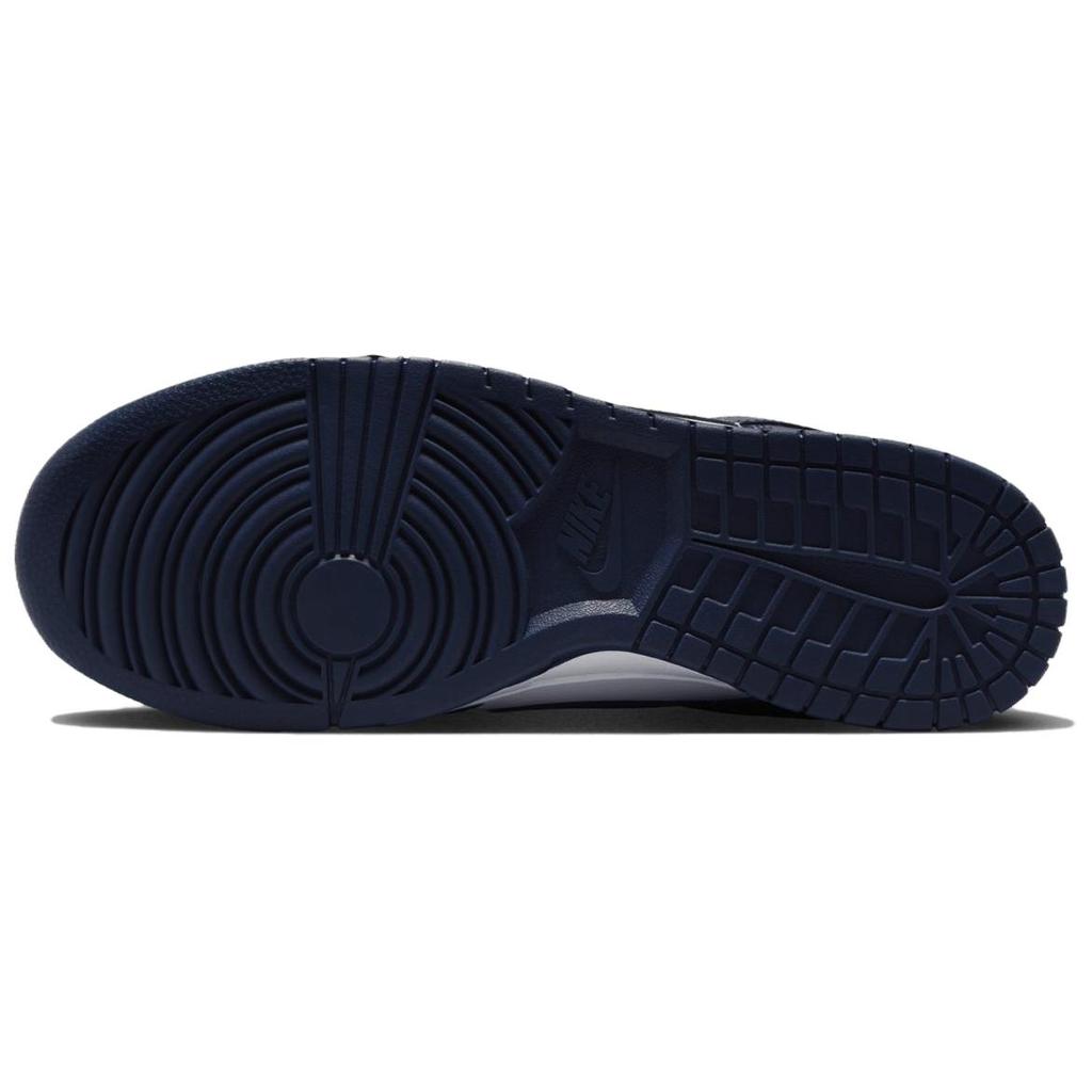 Nike Dunk Low White Midnight Navy Sneakers Skate Shoes HF5441-107