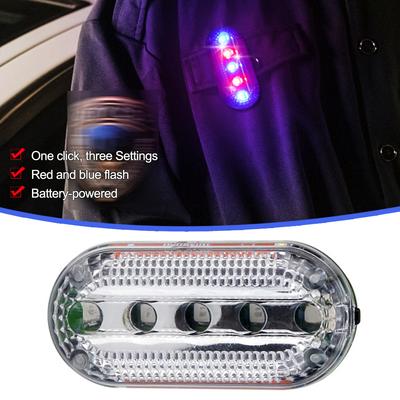 Sicherheit LED Schulter Blinksignal Stroboskoplicht Müllwerker Patrouille Alarm Warnung Rote Blaue Lampe