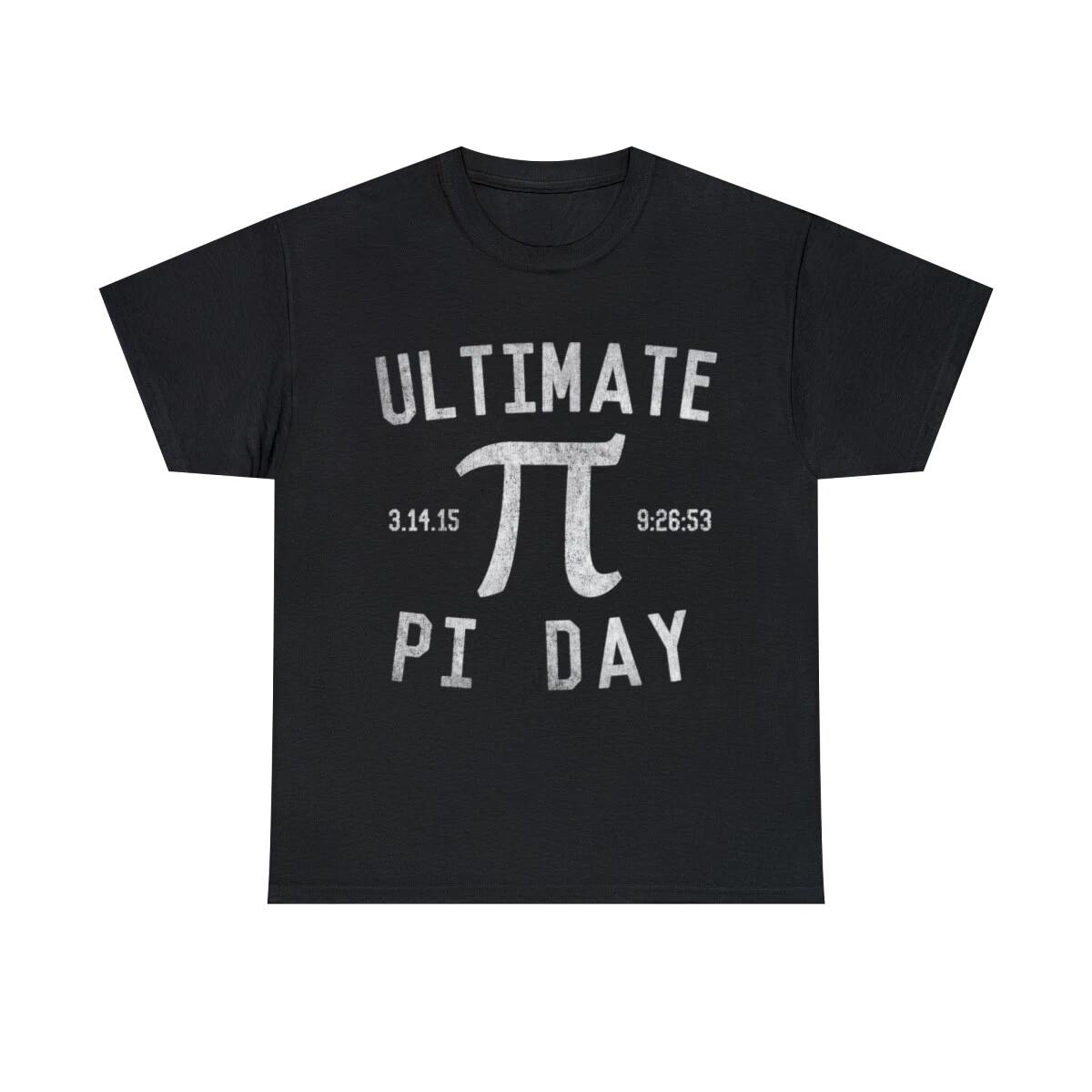 Ultimate Pi Day Retro Graphic Tee Shirt, S-5XL 2XL