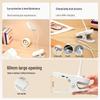 LED Desk Lamp with Flexible Hose and Clip, Dual Power Options for Student Reading
