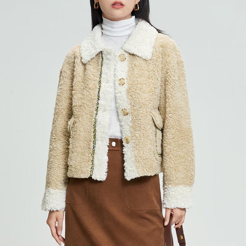 

Женская свободная куртка из буклированной шерпы L