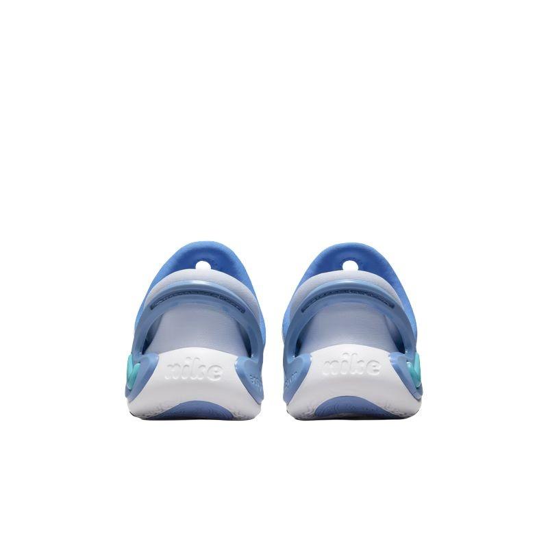 Nike Dynamo 2 EasyOn Slip Resistant Anti Kick Low Top Toddler Shoes White Blue Infant And Toddler Baby FD0554-004