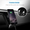 Gravitationsbilhållare Auto Luftventilsfäste Klämfäste Mobilhållare Ingen Magnetisk GPS Mobiltelefonställ för IPhone 14 Xiaomi Samsung