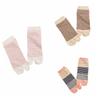 3Pairs Breathable Two Toe Tube Socks Sweat Absorption Toe Separator Socks  Slippers