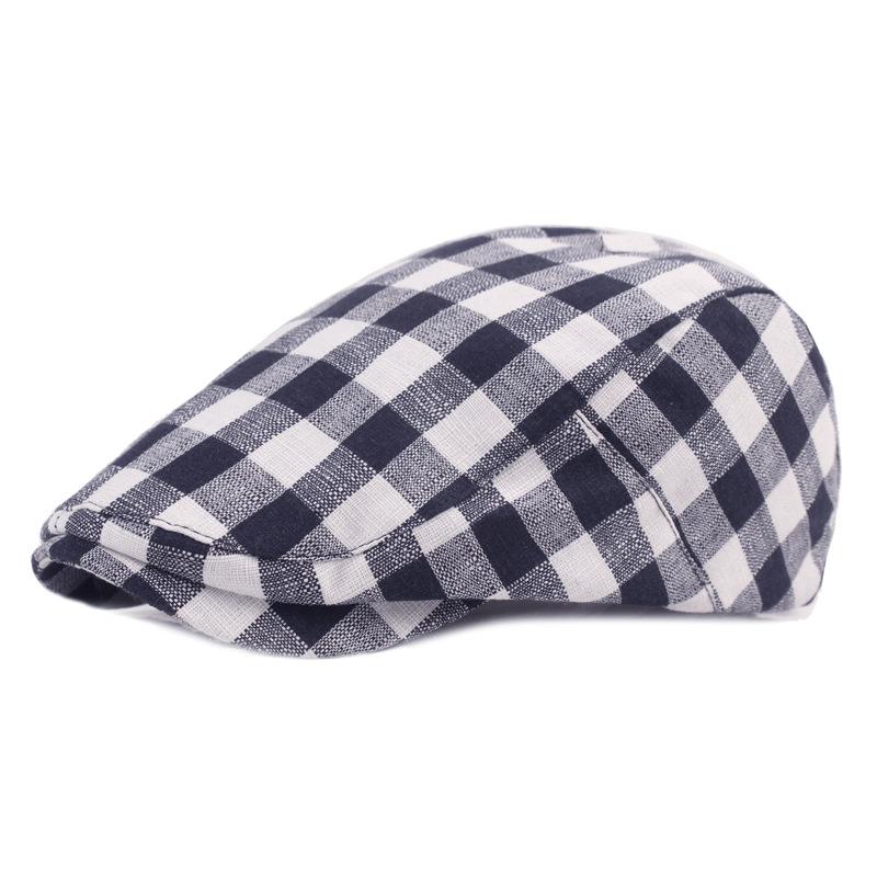 Cowboystoff Andetungehatt Herre Retro Fremoverlue Englandstil Beret Herre- og damehatt