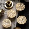 European Relief Seal Vintage Magic Themed Wax Stamp Head Solid Brass Exquisite Notebook Decoration Tool Engraved Sealing Head for Journal Envelope
