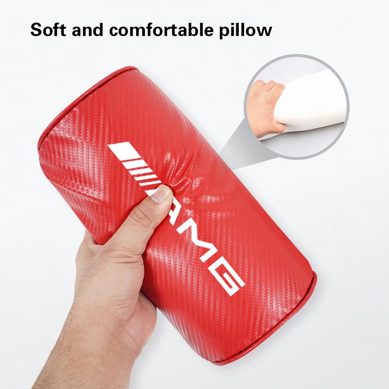 GLC GLB Car Seat Head Support Pillow Auto Headrest Accessories For Mercedes Benz AMG W206 W204 W205 W212 W213 W221 W222 W223 W2