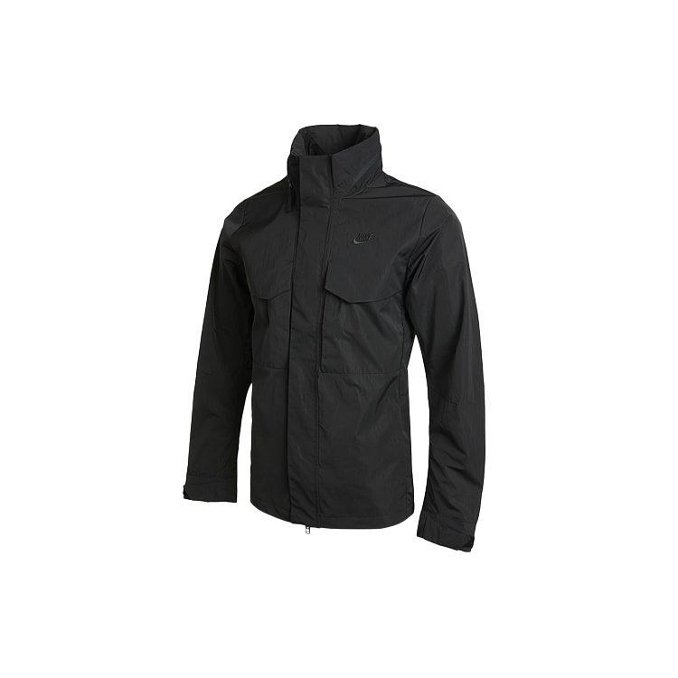 Nike Jackets Men's Black Hooded Detachable Moderate CZ9880-010