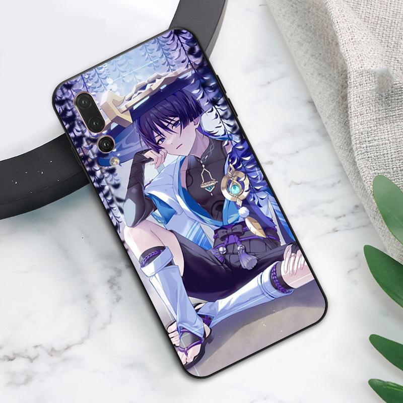 Genshin Impact Scaramouche Case For Huawei Nova 3i 7i 8i 11i 12i 9 10 SE Y73 Y90 Y70 Y72 Y61 Y91 P30 P40 Lite P60 Pro