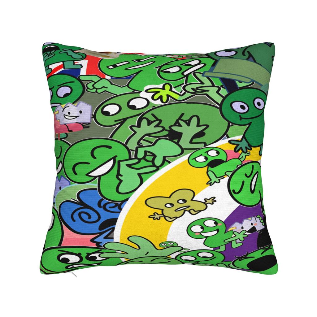 BFDI Cartoon Pillow Cover  Kawaii Pillow Case For Sofa Home Decoration Soft Pillowcases Gift