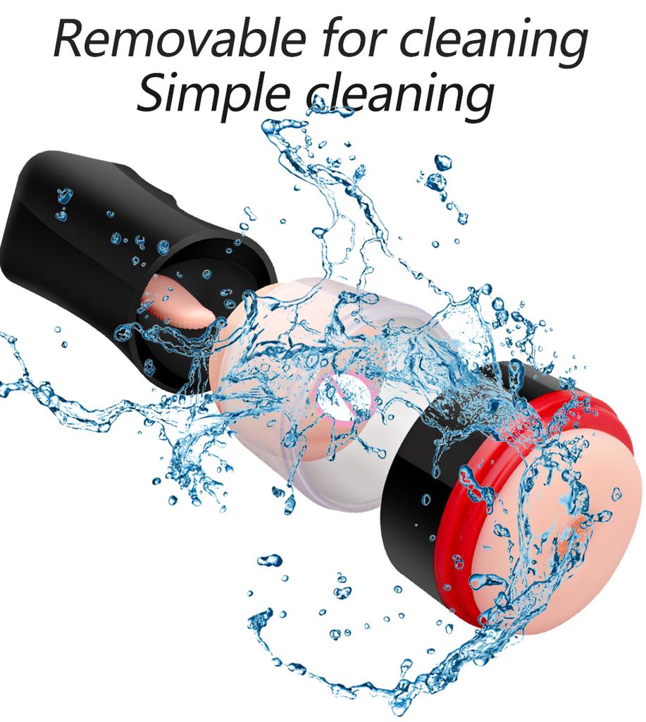 Automatic Blowjob Male Masturbators For Men Real Adult Goods 18 Sucking Machine Men's Silicone Vagina Doll Sexy Masturbation Toy