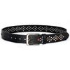 Men's Rivet Rhinestone Belt, Women's Needle Buckle Punk Fashion Trend High-end Full Diamond Belt
