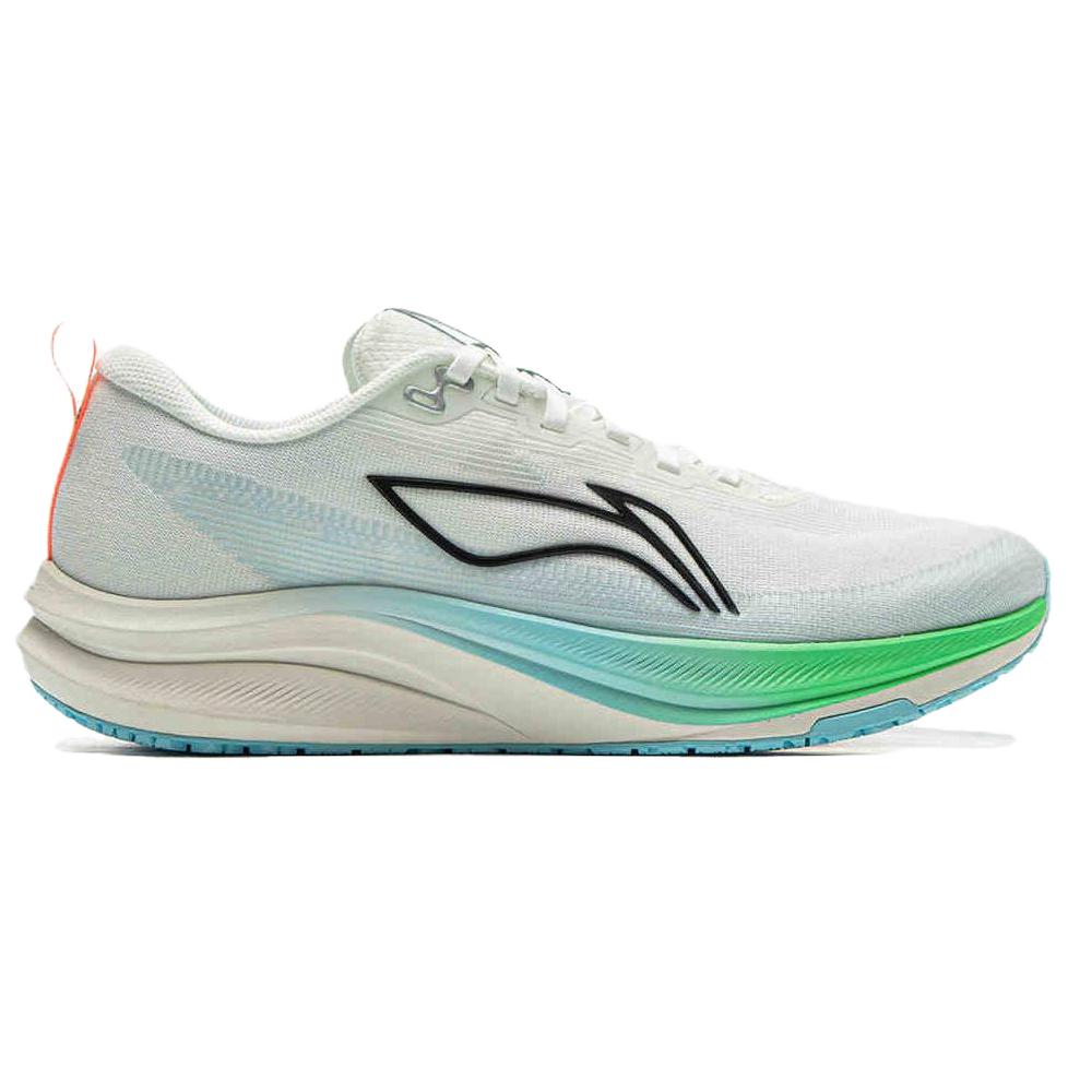 New LiNing Red Hare 8 Anti Slip Wear Resistant Low Top Racing Running Shoes Men's Ivory ARPV001-11