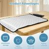 Upgraded Ironing Mat Thick Portable Ironing Mat Handy Laundry Washer Dryer Isolate Heat Pad Cover for Table Top 50x83cm