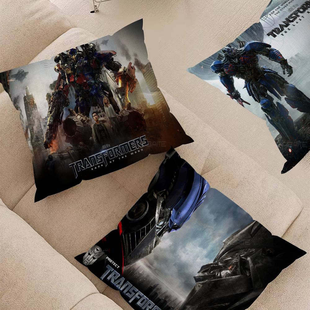 T-Transformers Maple Design Cushion Cover Happy Autumn Harvest Decor Holiday Decorati Pillow Cover