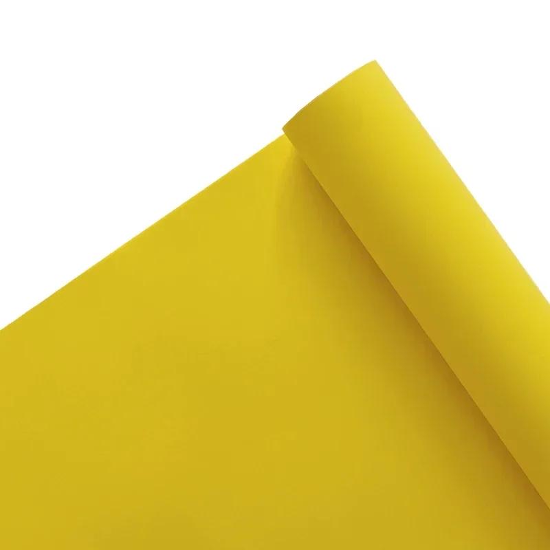 58cmX11yards Plain Porcelain Matte Floral Paper Flower Bouquet Solid Color Floral Page Flower Material Waterproof Packaging Film