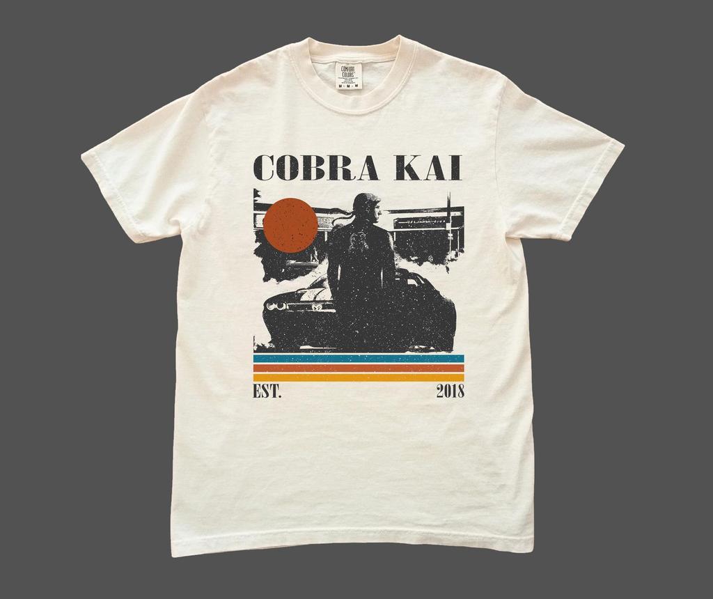 Cobra Kai TV Series Comfort Colors T Shirt - Retro Vintage Style