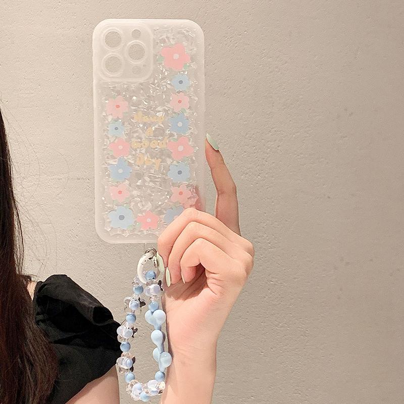 

Ремешок для мобильного телефона, короткий ремешок на запястье, браслет ручной работы с бисером в форме сердца, кулон, ремешок с защитой от потери, широкий ремешок на запястье