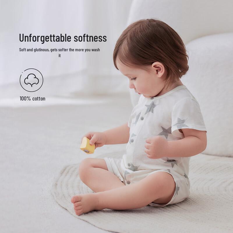 Babylove Soft Pure Cotton Short Sleeve Baby Romper