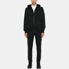 STONE ISLAND Solid Color Logo Hooded Zip Long Sleeve Sweatshirt Men Sweatshirt Black K1S156100042-S0051-V0029
