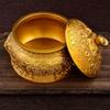 Dragon Head Treasure Basin with Lid: New Home Moving Opening Gift Ornament