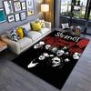 Slipknot Band Grafik Teppich geeignet als rutschfeste Matte für das Wohnzimmer oder Schlafzimmer Sofa