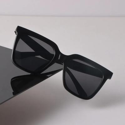 Designer Quadratische Sonnenbrille Damen Herren Retro Schwarze Sonnenbrille Luxus Persönlichkeit Brillen Spiegel Großes Gestell Marke