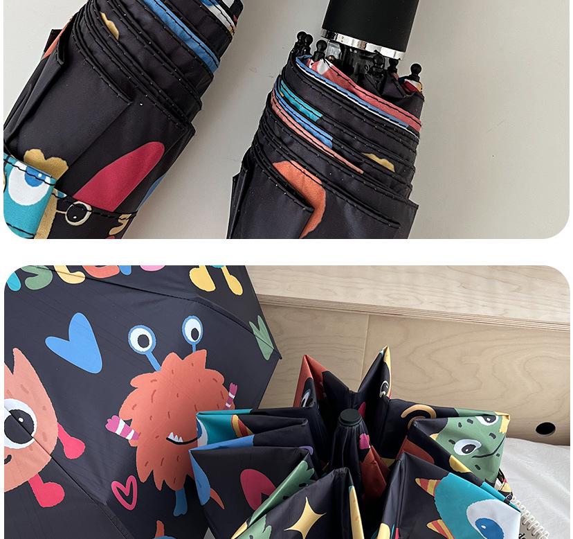 Niedlicher Cartoon Kinder Automatikschirm: Sonnen- und Regenschutz mit UV-Schutz