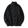 Fashion Casual Men's Cardigan Stand Collar Knitwear Autumn Winter Sweater Coat