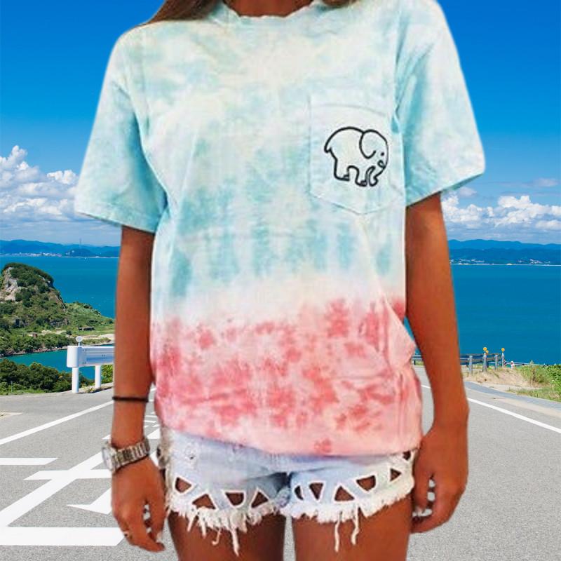 Trendy Kids Cotton T-shirt For Summer 2024 Stylish Tie Dye Design For Boys And Girls